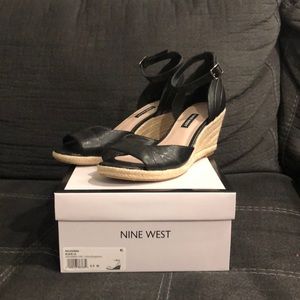 NIB Nine West Joanna Wedge Sandals